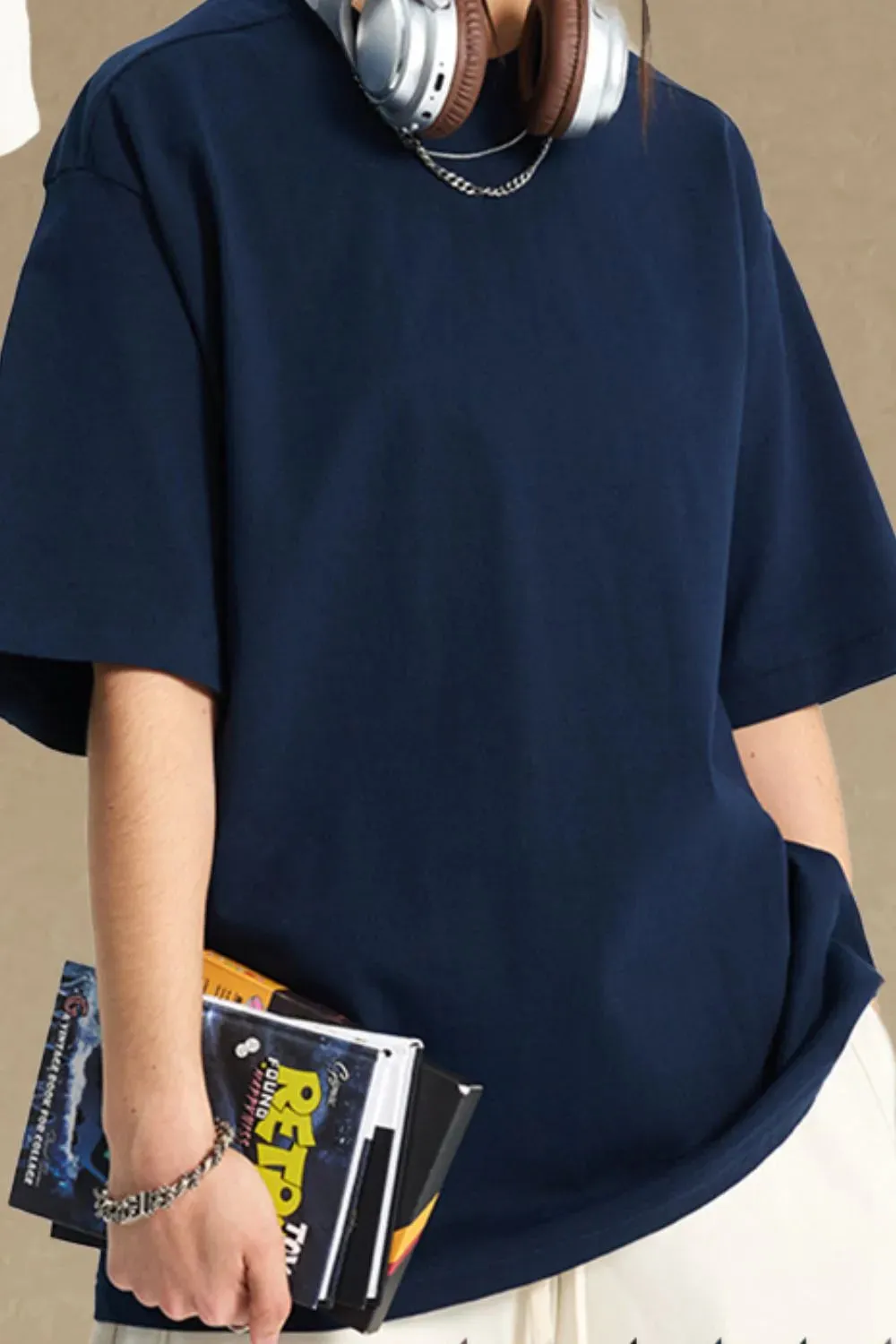 Men's Round Neck Half Sleeve T-Shirt sold by Gigi Laurent product image thumbnail 2