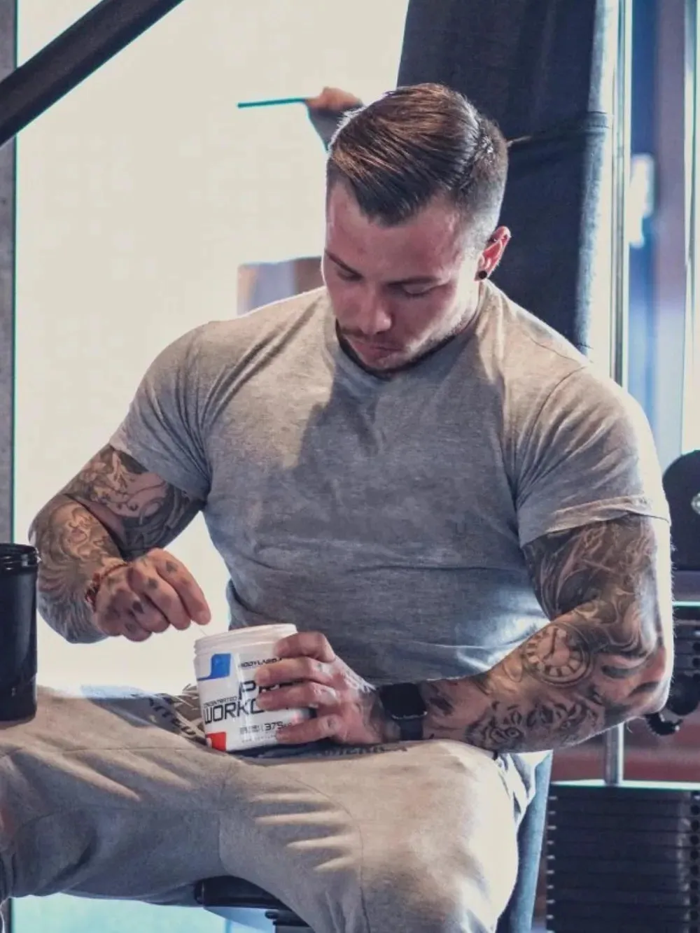 Men's Plus Size Round Neck Short Sleeve T-Shirt sold by Gigi Laurent product image thumbnail 4