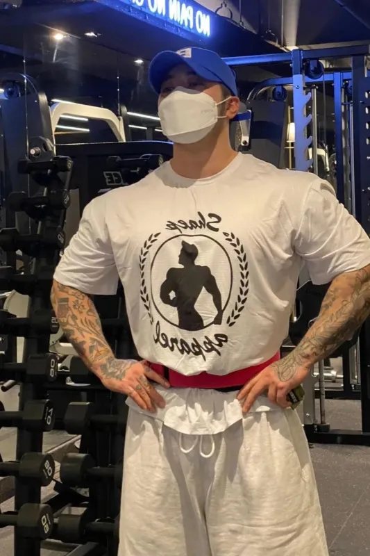 Men's Plus Size Round Neck Short Sleeve T-Shirt sold by Gigi Laurent