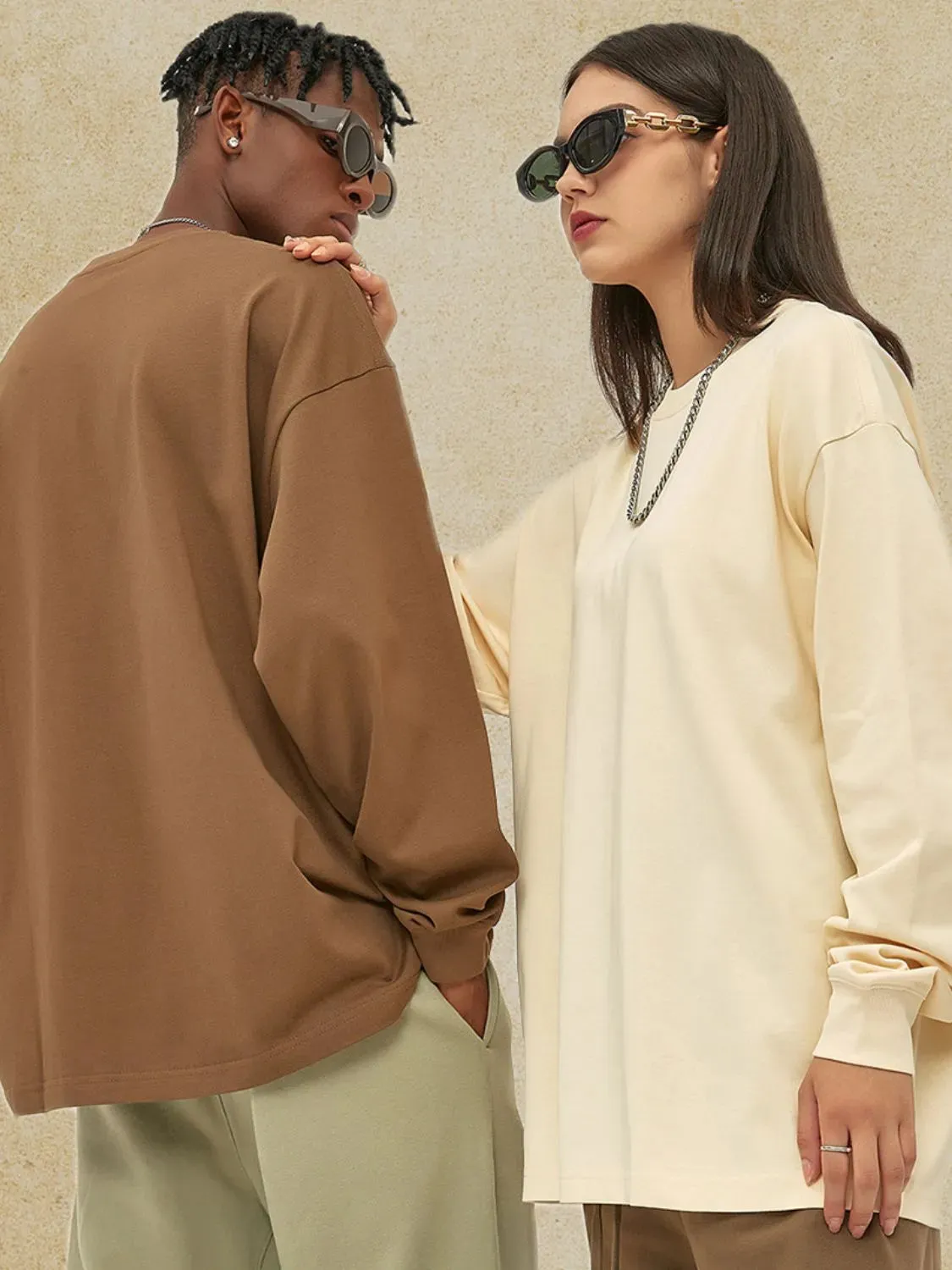 Men's Round Neck Long Sleeve T-Shirt sold by Gigi Laurent product image thumbnail 3