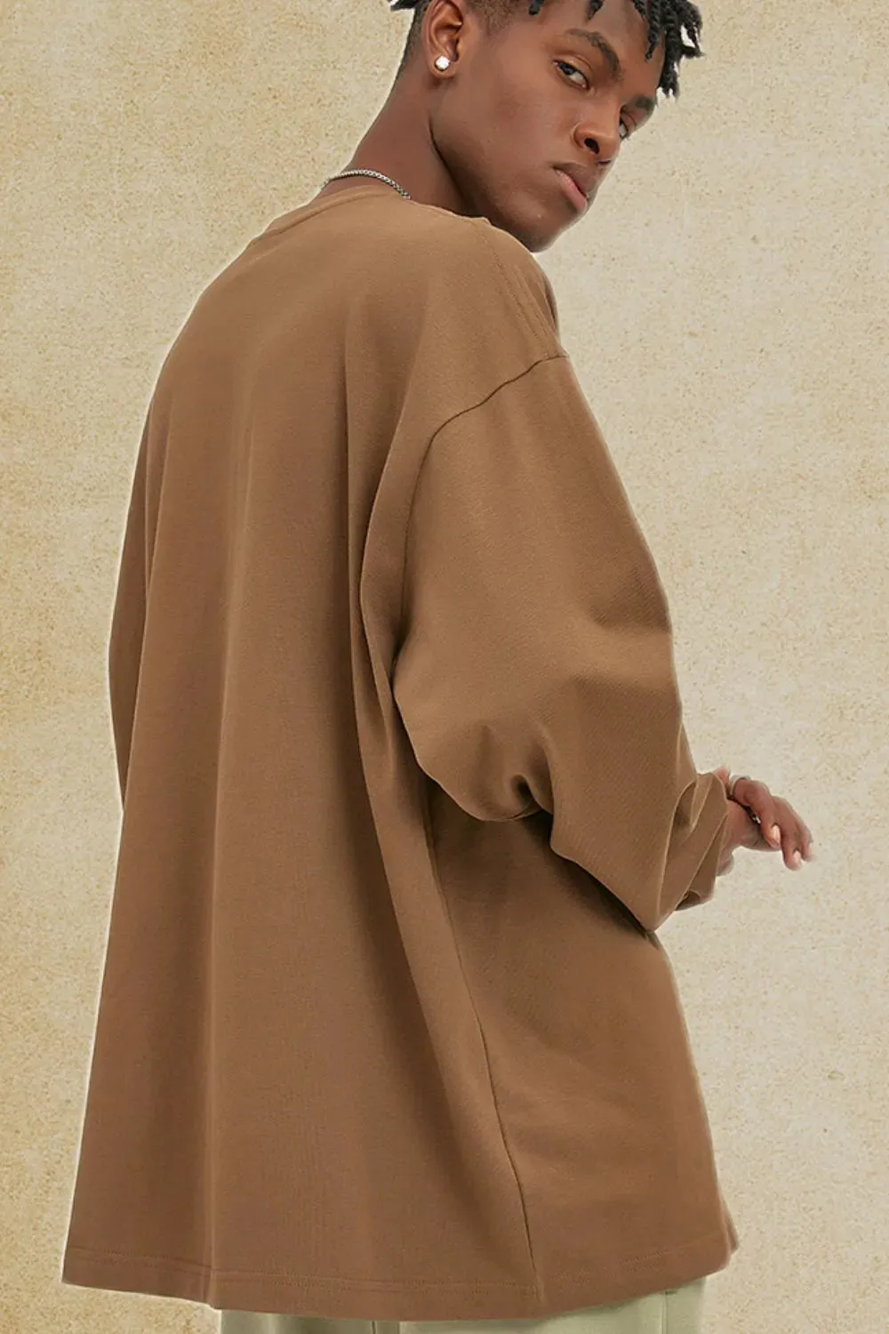 Men's Round Neck Long Sleeve T-Shirt sold by Gigi Laurent