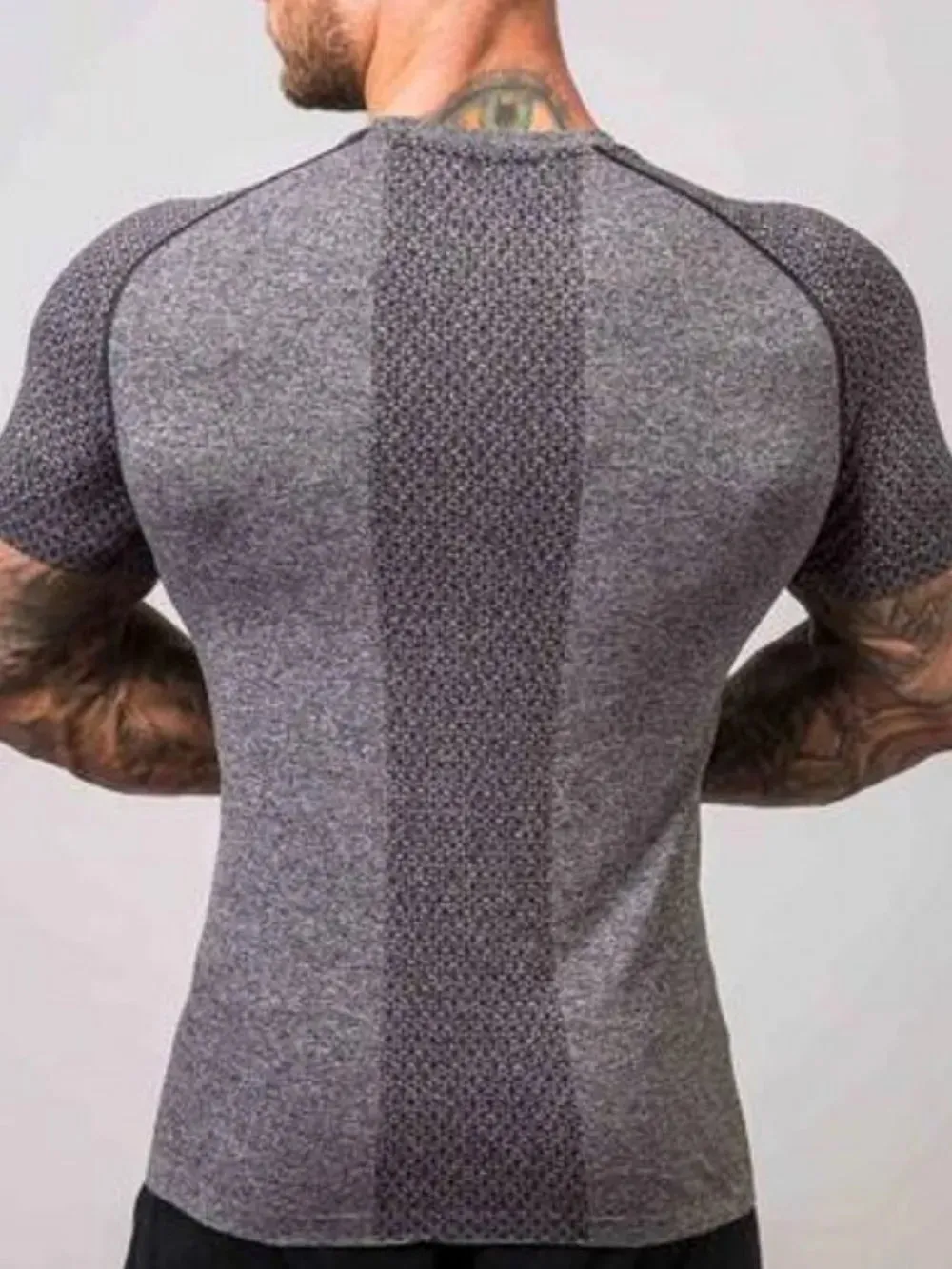 Men's Round Neck Short Sleeve T-Shirt sold by Gigi Laurent product image thumbnail 4