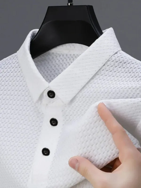 Men's Full Size Collared Neck Short Sleeve Polo Plus Size sold by Gigi Laurent