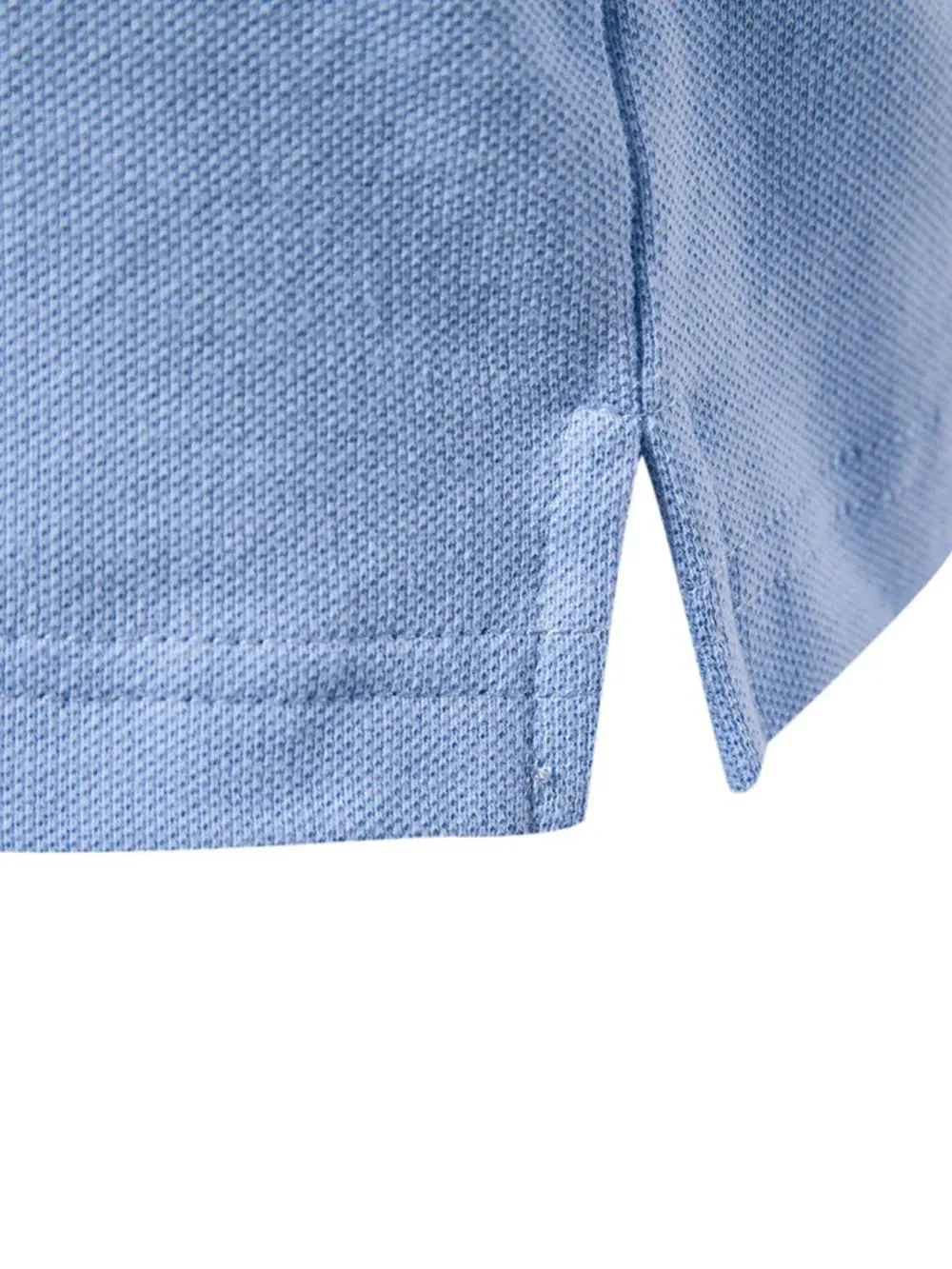 Men's Embroidered Striped Short Sleeve Polo sold by Gigi Laurent product image thumbnail 3