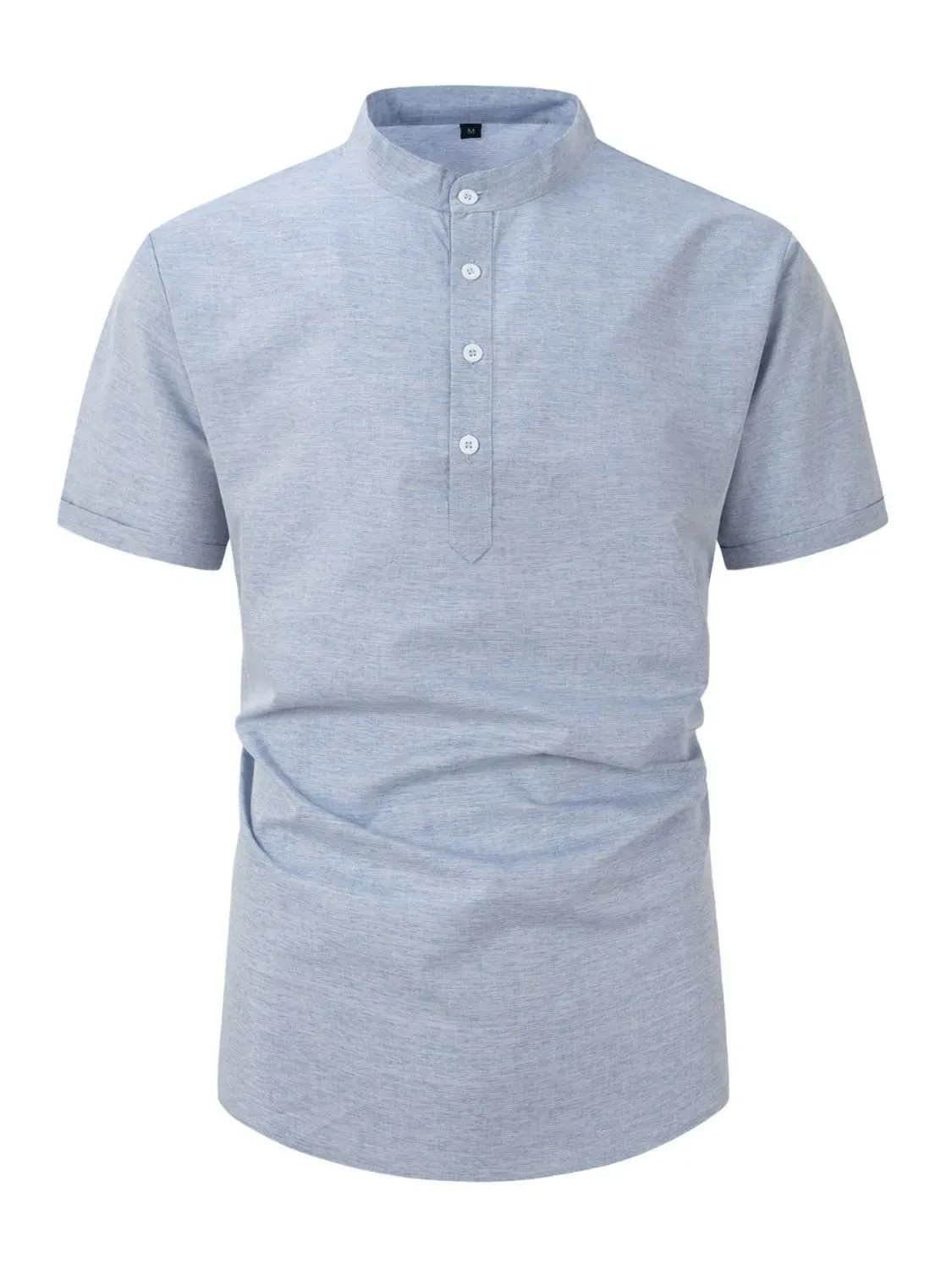 Men's Full Size Button Detail Short Sleeve Polo Plus Size sold by Gigi Laurent