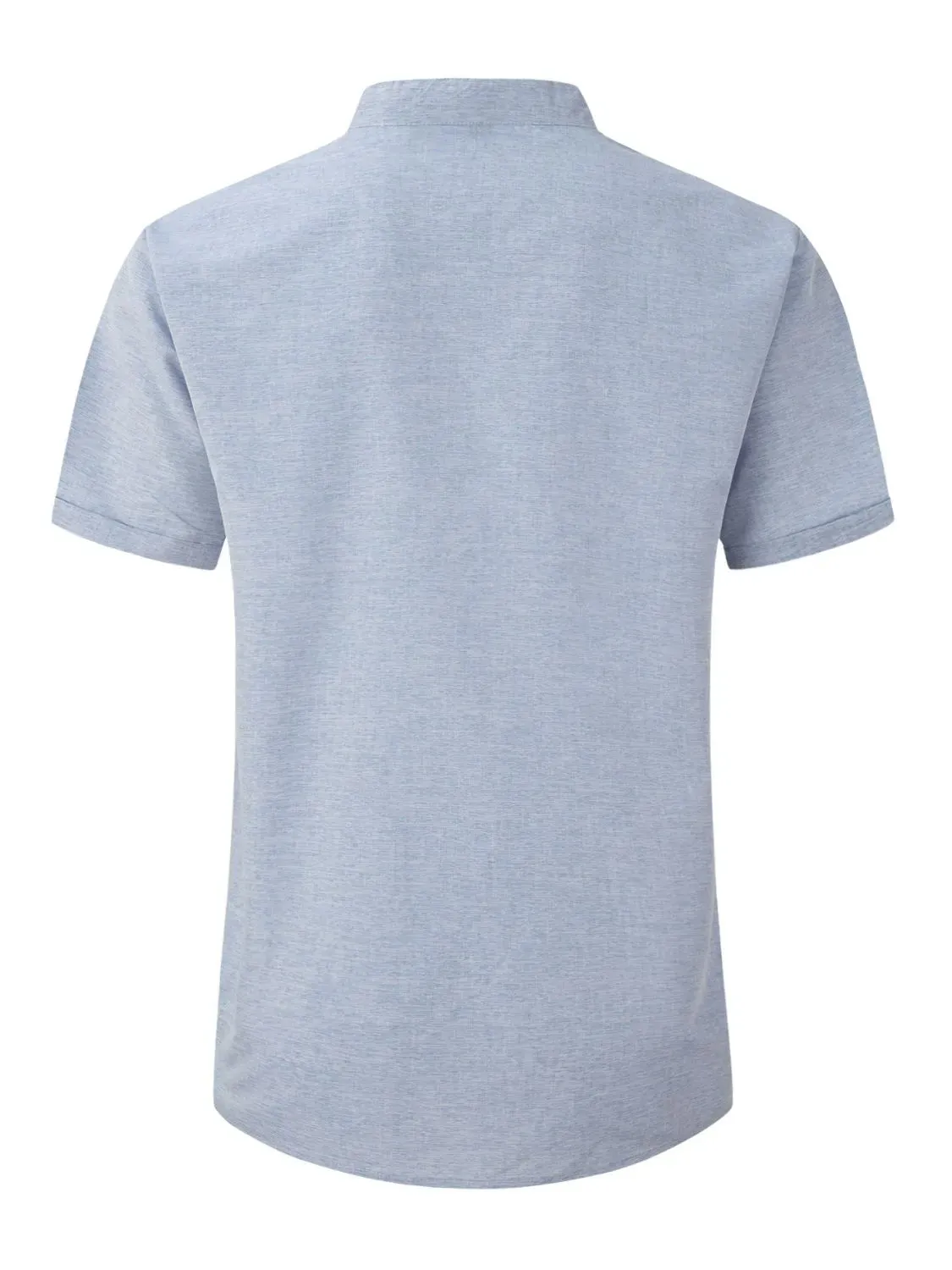 Men's Full Size Button Detail Short Sleeve Polo Plus Size sold by Gigi Laurent product image thumbnail 2