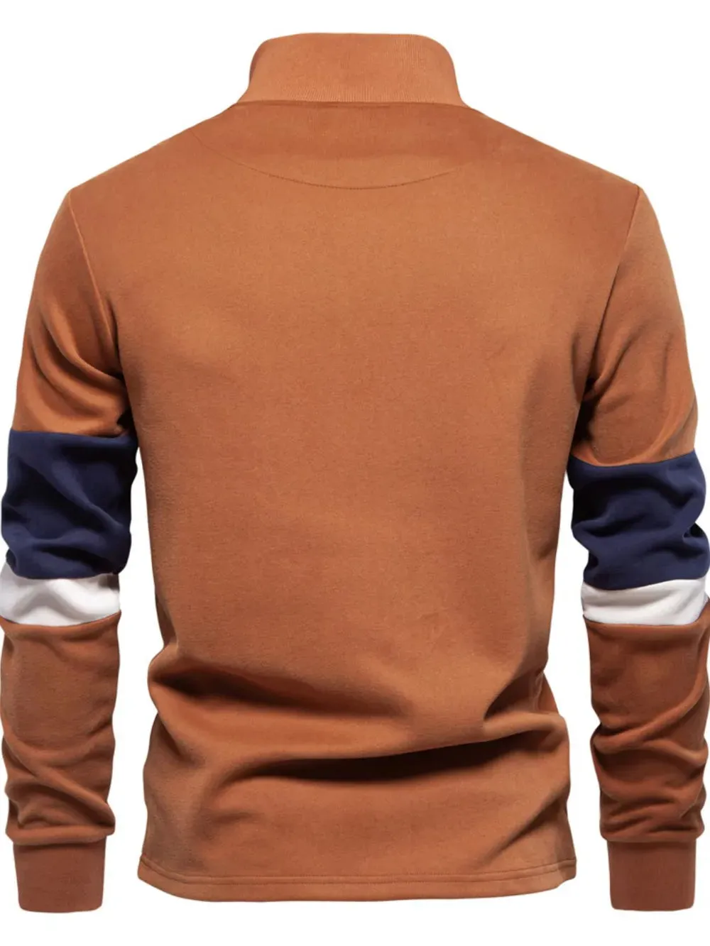 Men's Color Block Long Sleeve Polo sold by Gigi Laurent product image thumbnail 2