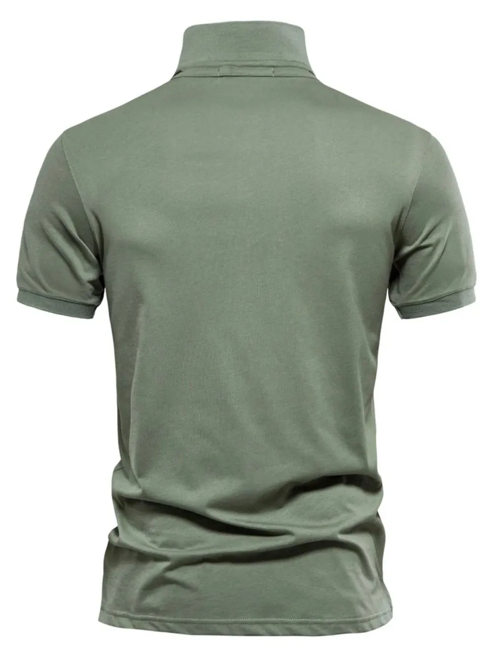 Men's Embroidered Collared Short Sleeve Polo sold by Gigi Laurent product image thumbnail 2