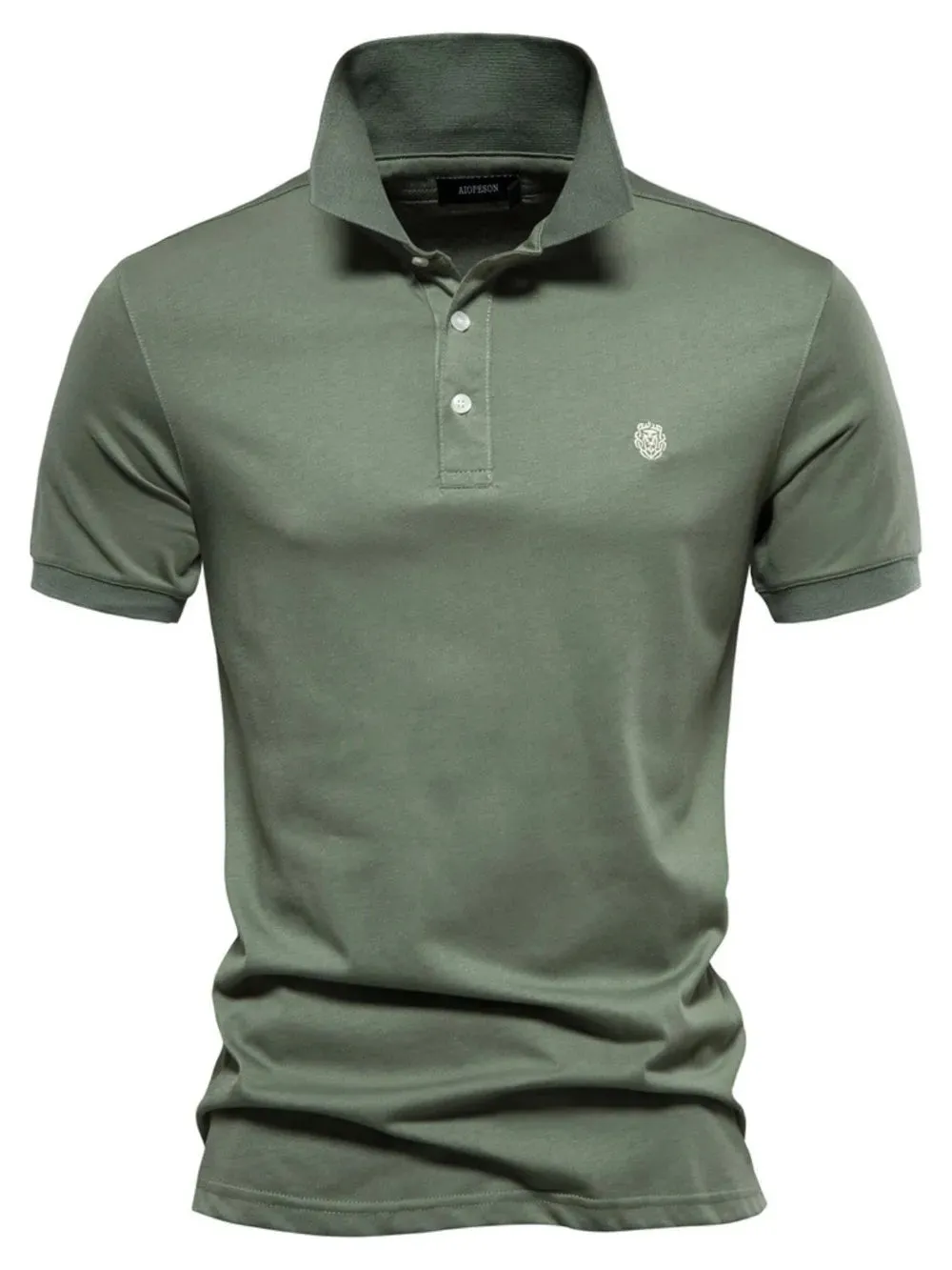 Men's Embroidered Collared Short Sleeve Polo sold by Gigi Laurent