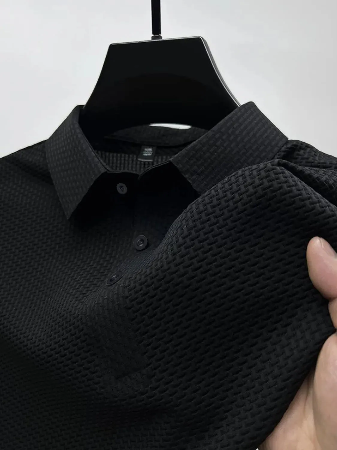 Men's Full Size Collared Neck Polo Plus Size sold by Gigi Laurent product image thumbnail 2