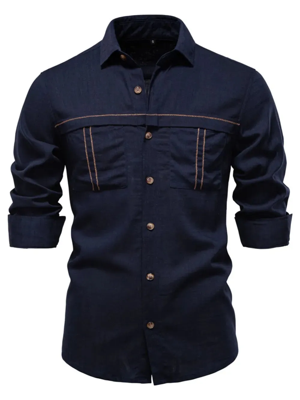 Men's Button Down Collared Neck Shirt sold by Gigi Laurent