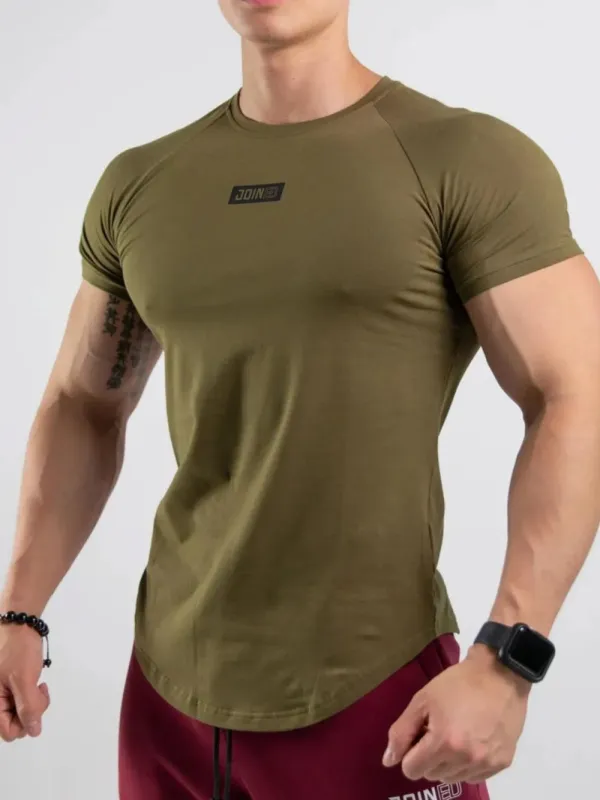 Men's Round Neck Short Sleeve T-Shirt sold by Gigi Laurent