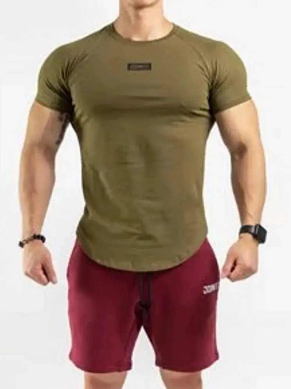 Men's Round Neck Short Sleeve T-Shirt sold by Gigi Laurent product image thumbnail 3