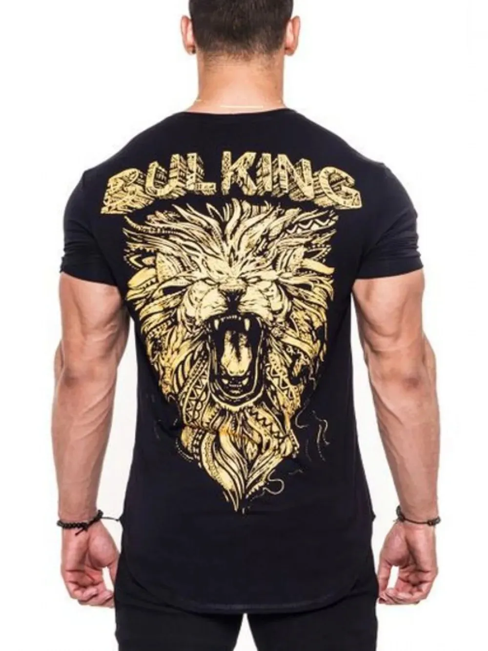 Men's Plus Size Round Neck Short Sleeve T-Shirt sold by Gigi Laurent product image thumbnail 5