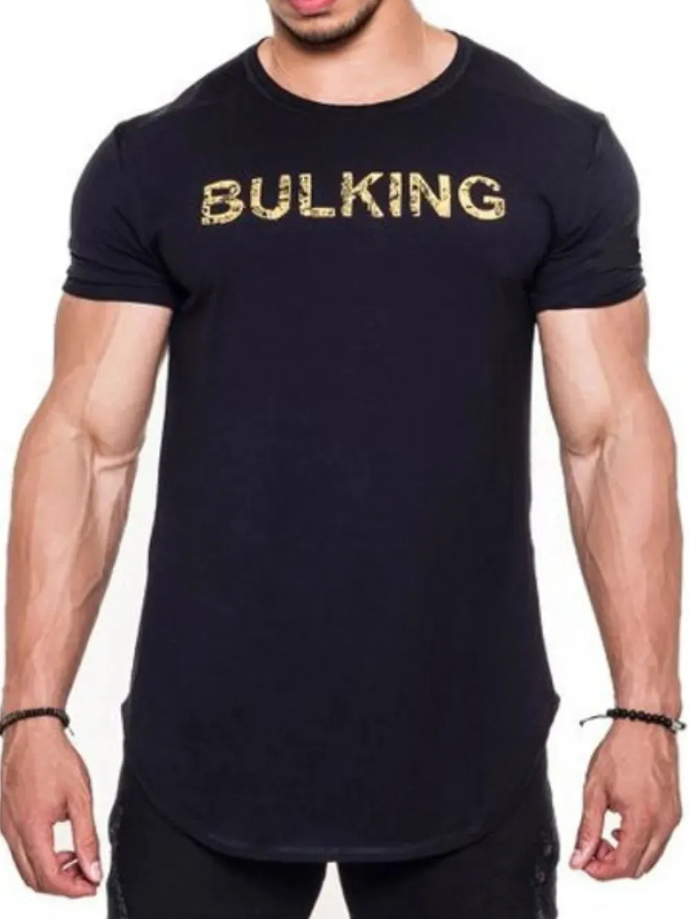 Men's Plus Size Round Neck Short Sleeve T-Shirt sold by Gigi Laurent product image thumbnail 4