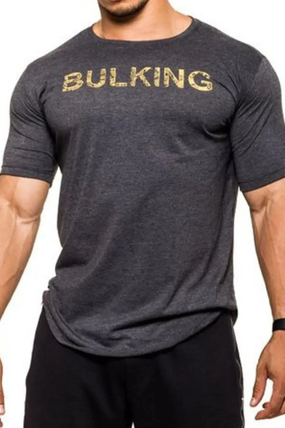 Men's Plus Size Round Neck Short Sleeve T-Shirt sold by Gigi Laurent product image thumbnail 2