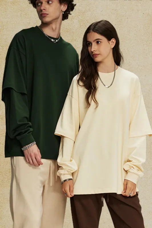 Men's Round Neck Long Sleeve T-Shirt sold by Gigi Laurent