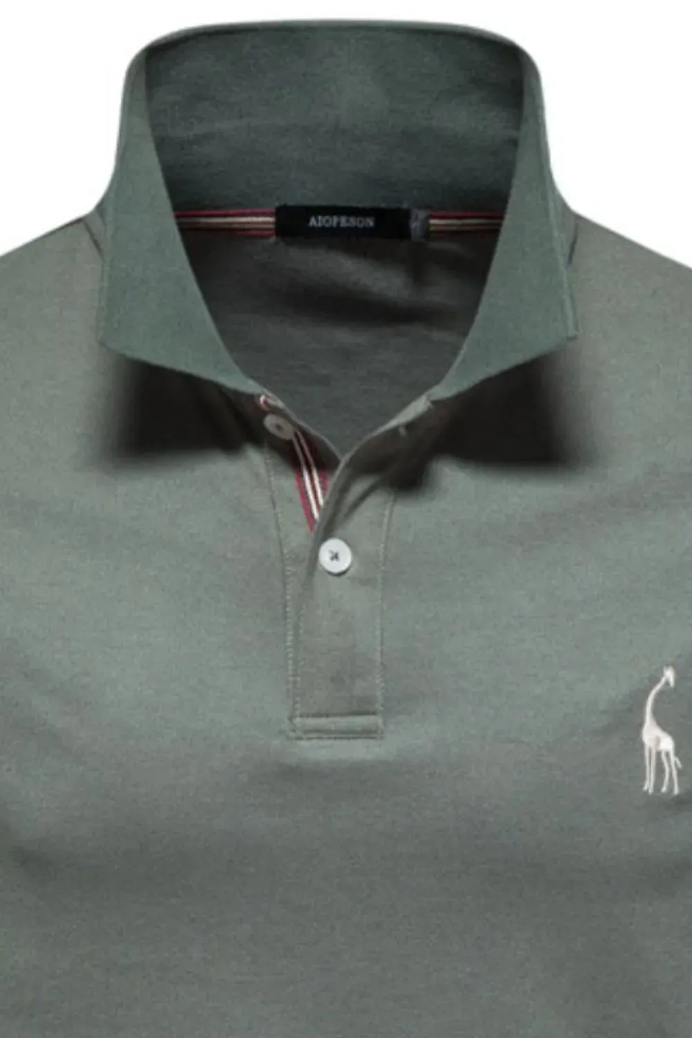 Men's Giraffe Embroidered Short Sleeve Polo sold by Gigi Laurent product image thumbnail 5