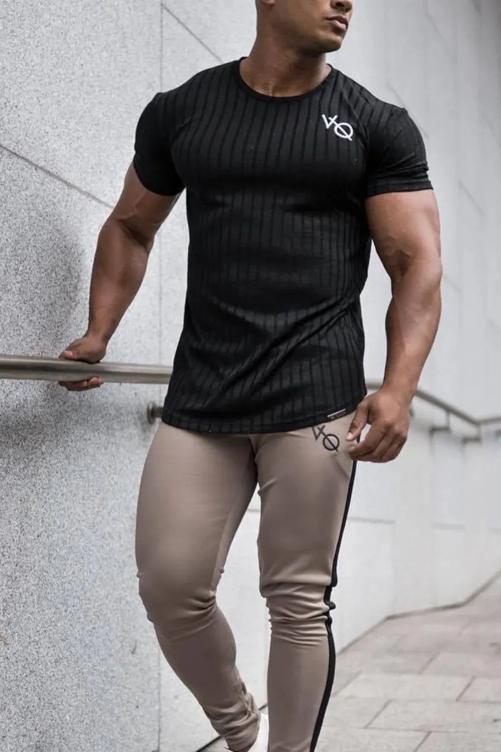 Men's Round Neck Short Sleeve T-Shirt sold by Gigi Laurent product image thumbnail 3