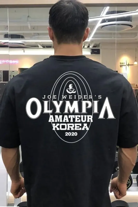 Men's Plus Size Letter Round Neck Short Sleeve T-Shirt sold by Gigi Laurent