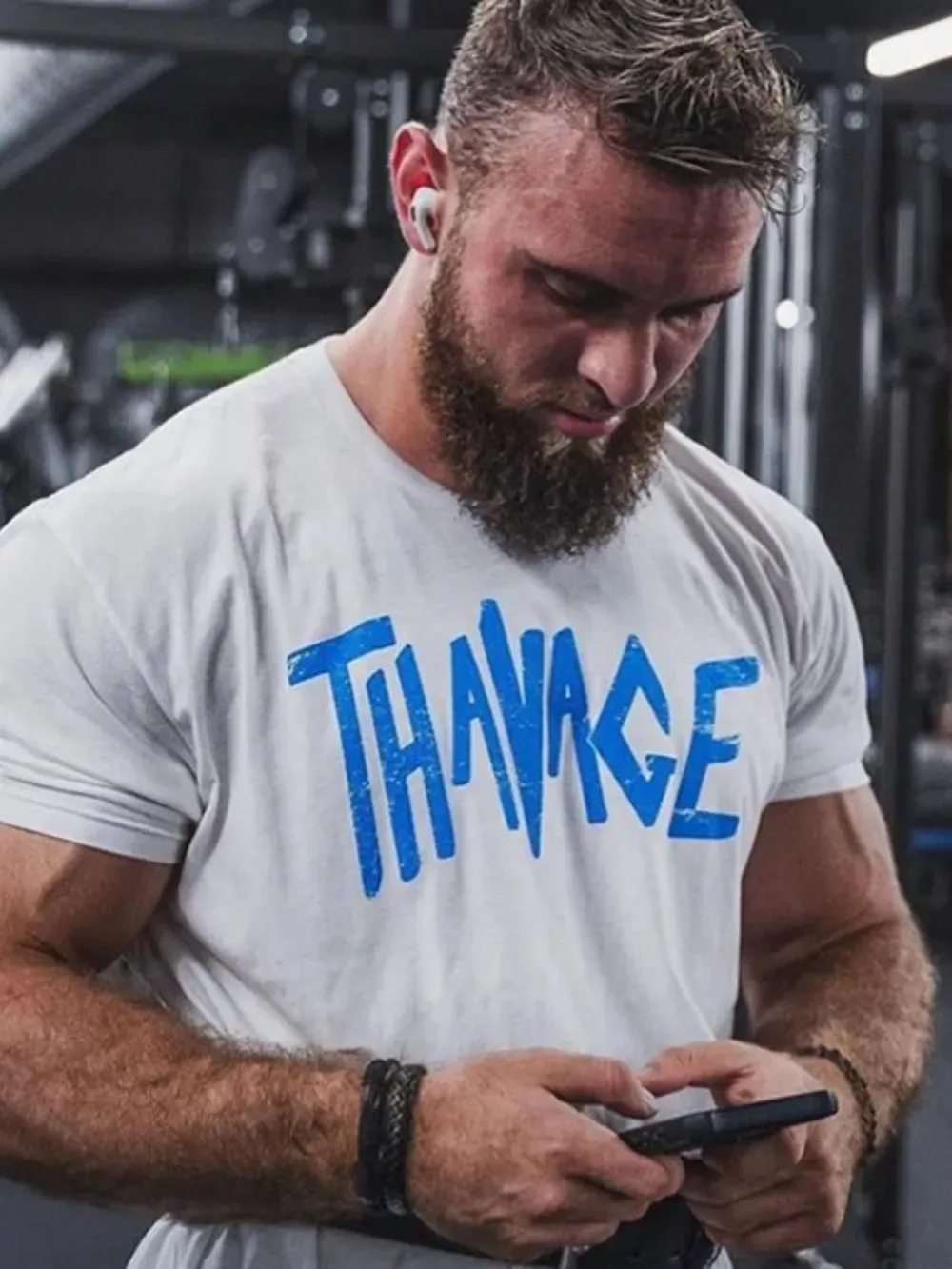 Men's Plus Size Letter Graphic Round Neck Short Sleeve T-Shirt sold by Gigi Laurent product image thumbnail 5