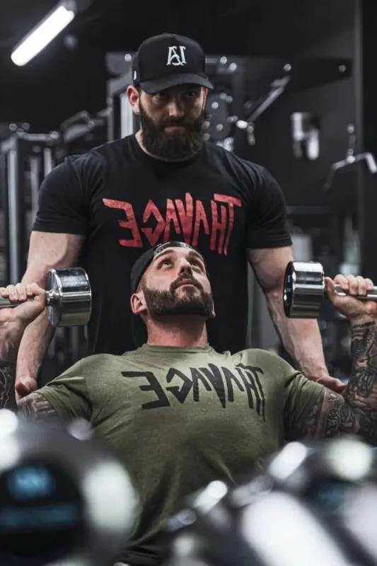 Men's Plus Size Letter Graphic Round Neck Short Sleeve T-Shirt sold by Gigi Laurent