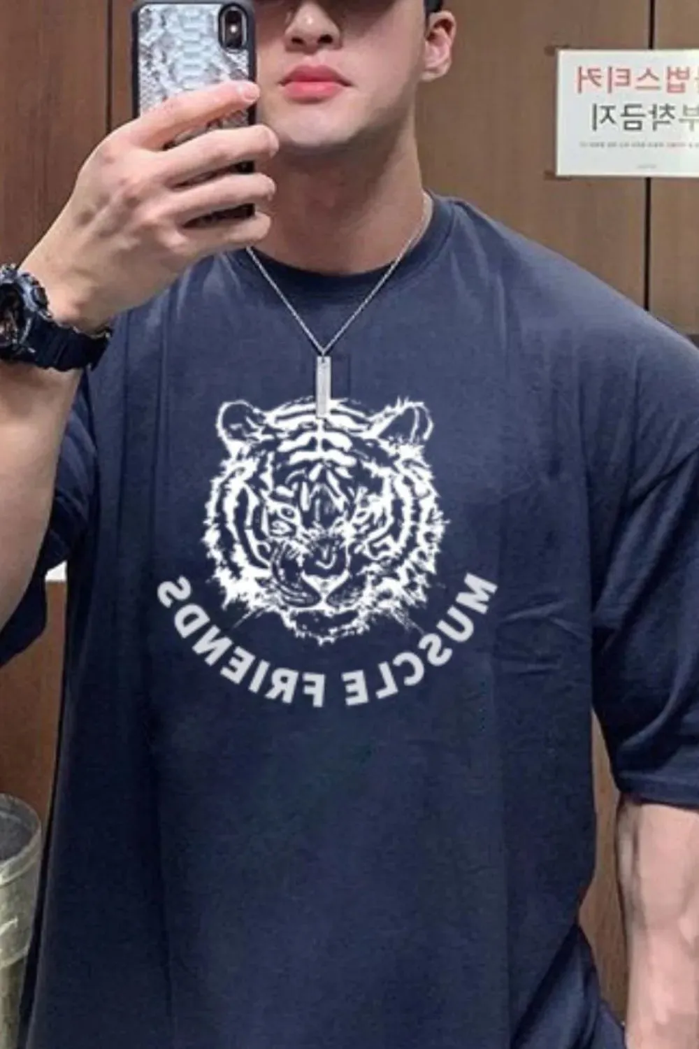 Men's Plus Size Graphic Round Neck Short Sleeve T-Shirt sold by Gigi Laurent product image thumbnail 5