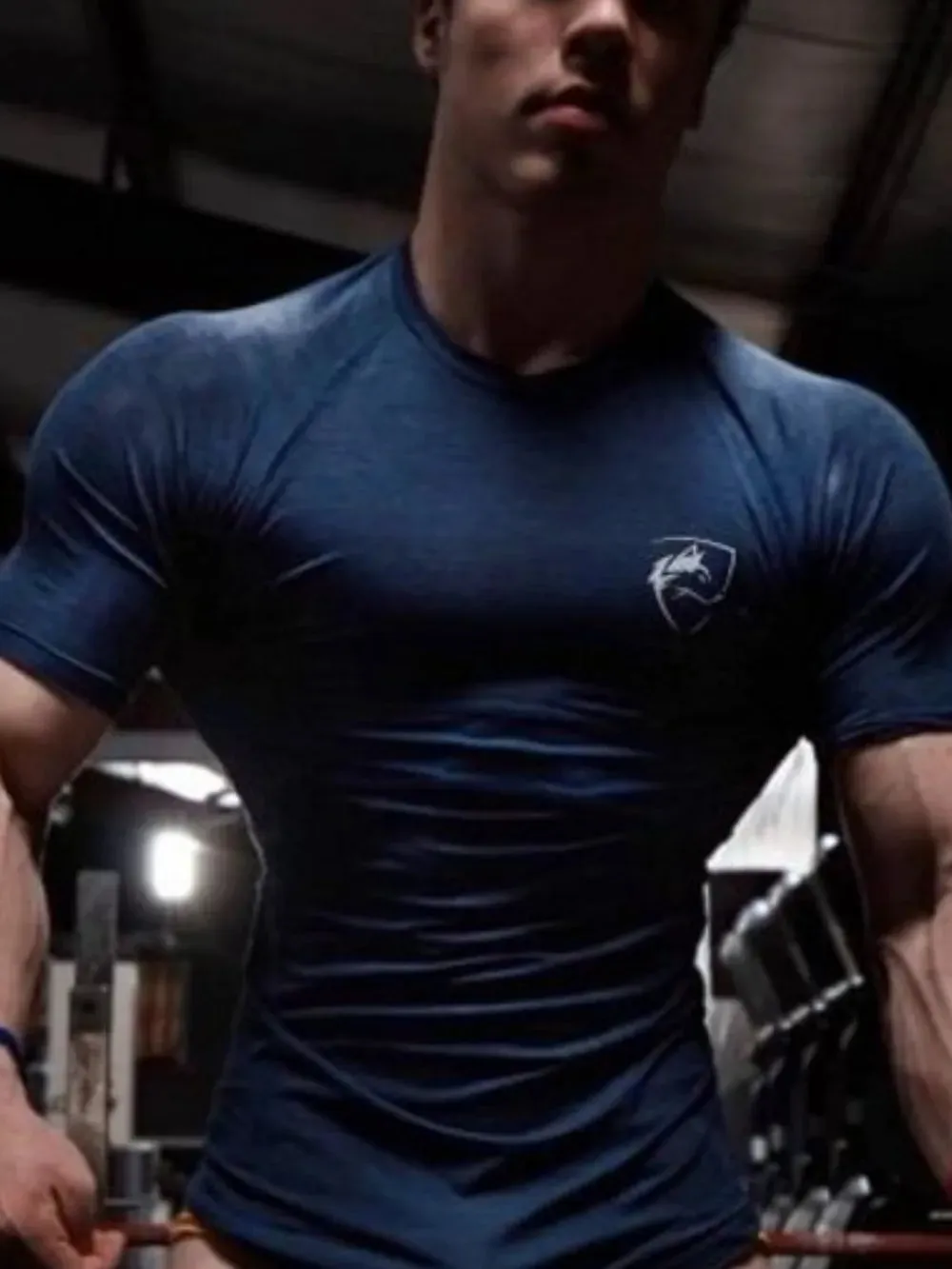 Men's Plus Size Round Neck Short Sleeve T-Shirt sold by Gigi Laurent product image thumbnail 4