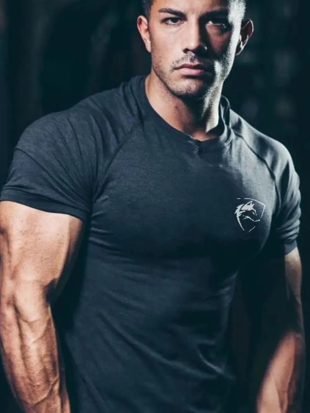 Men's Plus Size Round Neck Short Sleeve T-Shirt sold by Gigi Laurent product image thumbnail 2