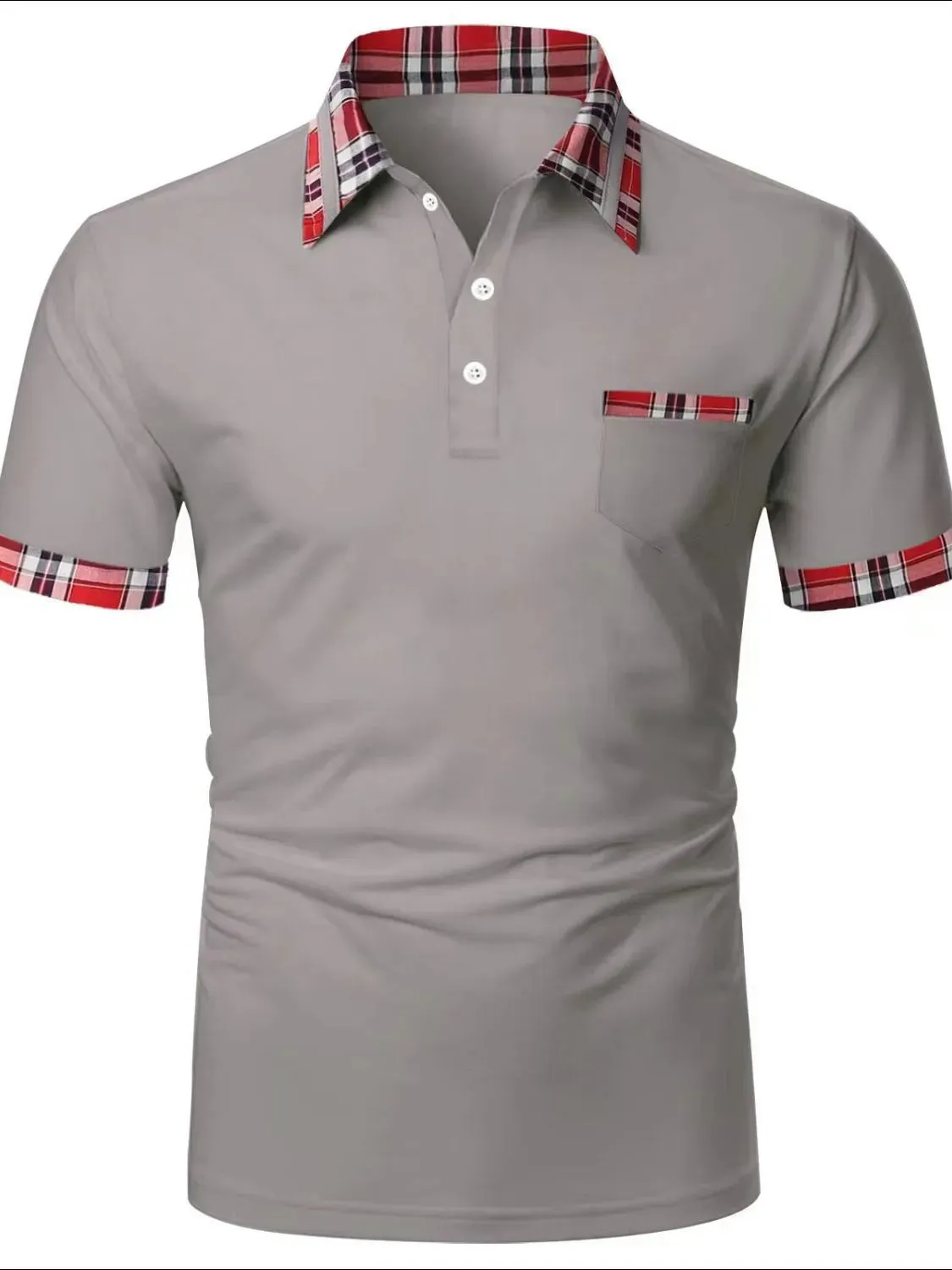 Men's Full Size Collared Neck Short Sleeve Polo Plus Size sold by Gigi Laurent product image thumbnail 4