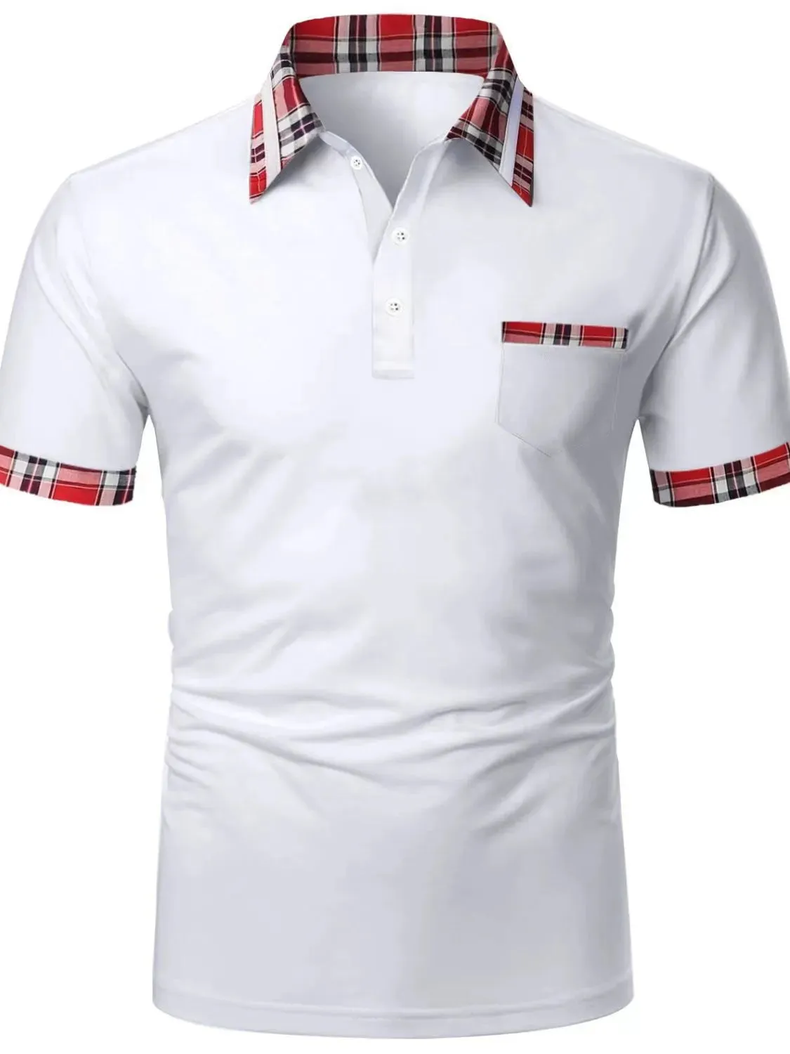 Men's Full Size Collared Neck Short Sleeve Polo Plus Size sold by Gigi Laurent product image thumbnail 2