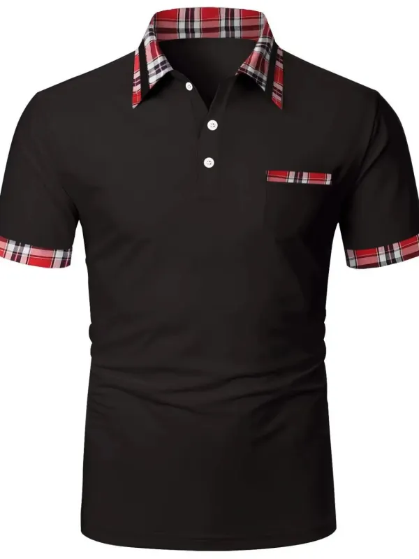 Men's Full Size Collared Neck Short Sleeve Polo Plus Size sold by Gigi Laurent