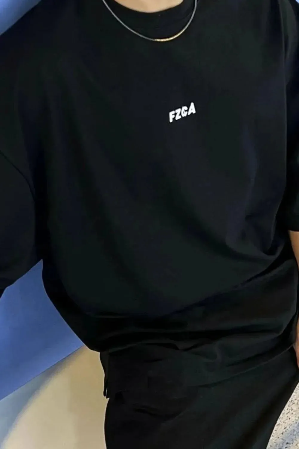 Men's Plus Size Letter Round Neck Half Sleeve T-Shirt sold by Gigi Laurent product image thumbnail 5