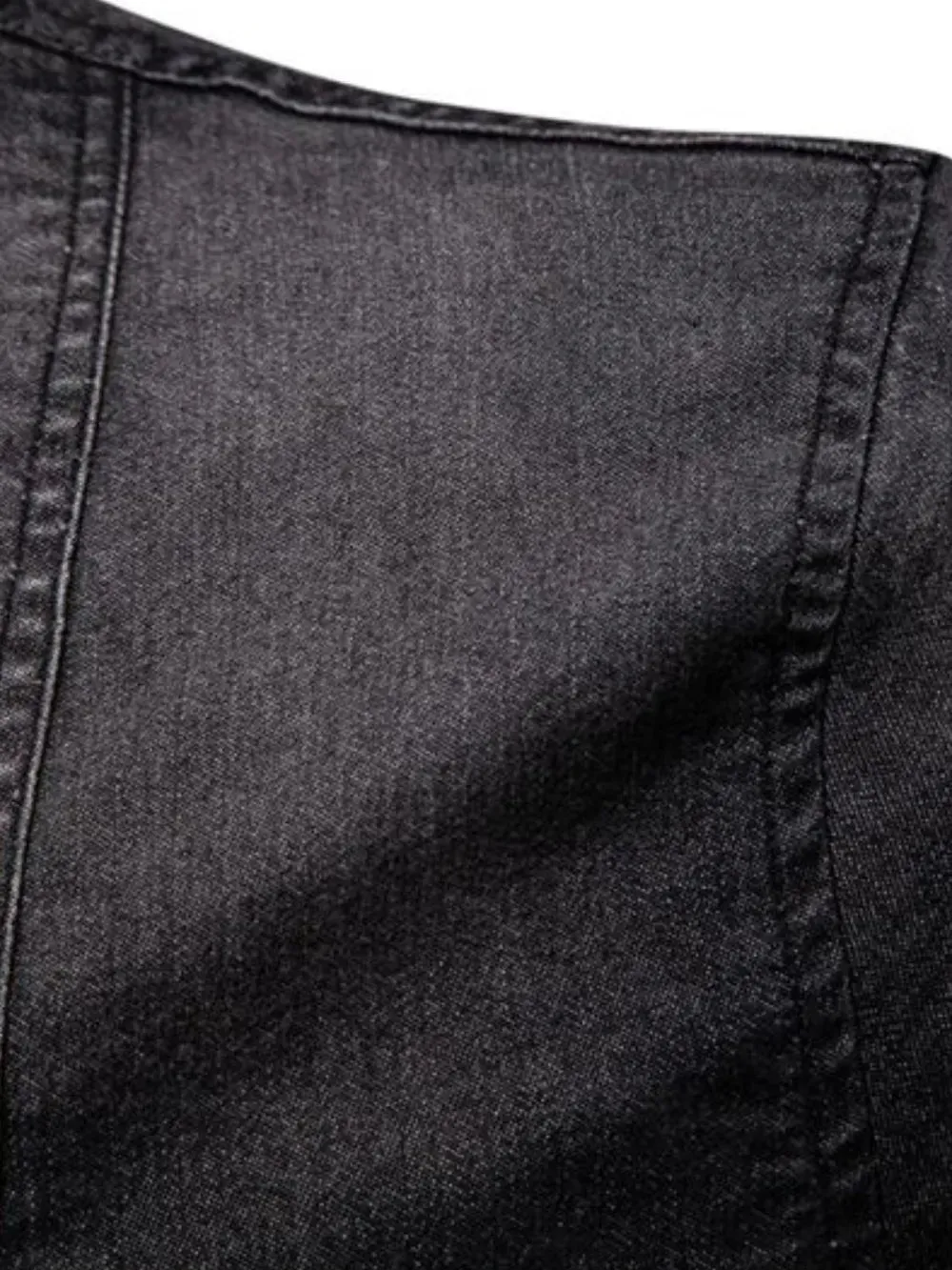 Men's Button Down Collared Neck Denim Shirt sold by Gigi Laurent product image thumbnail 5