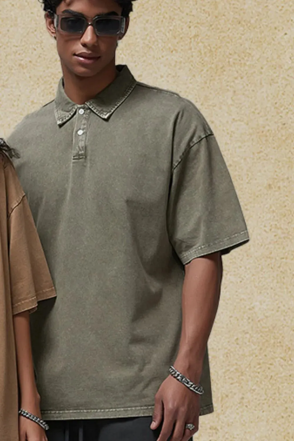 Men's Collared Neck Half Sleeve Polo sold by Gigi Laurent