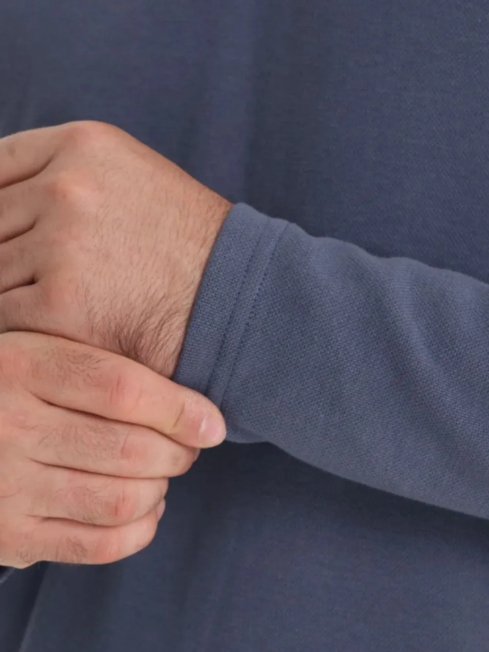 Men's Collared Neck Long Sleeve Polo sold by Gigi Laurent product image thumbnail 4