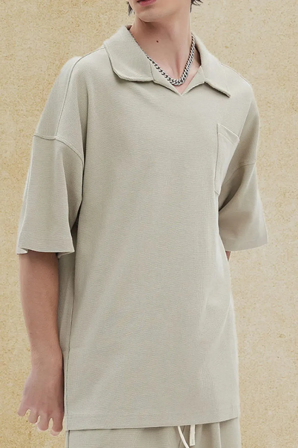 Men's Collared Neck Half Sleeve Polo sold by Gigi Laurent
