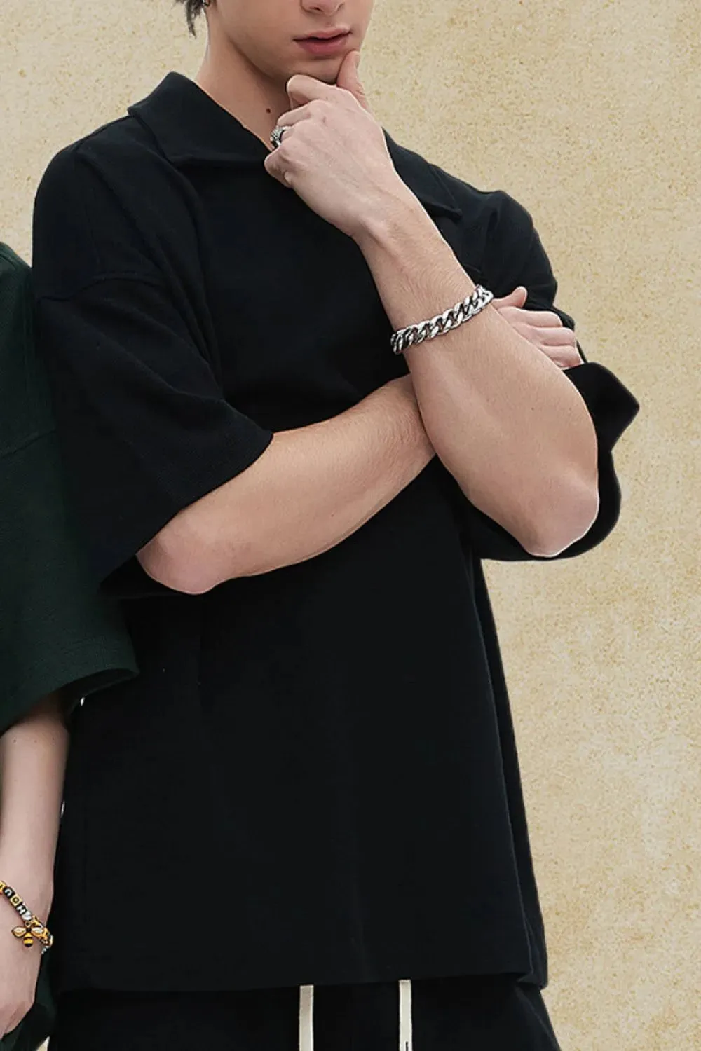 Men's Collared Neck Half Sleeve Polo sold by Gigi Laurent product image thumbnail 2