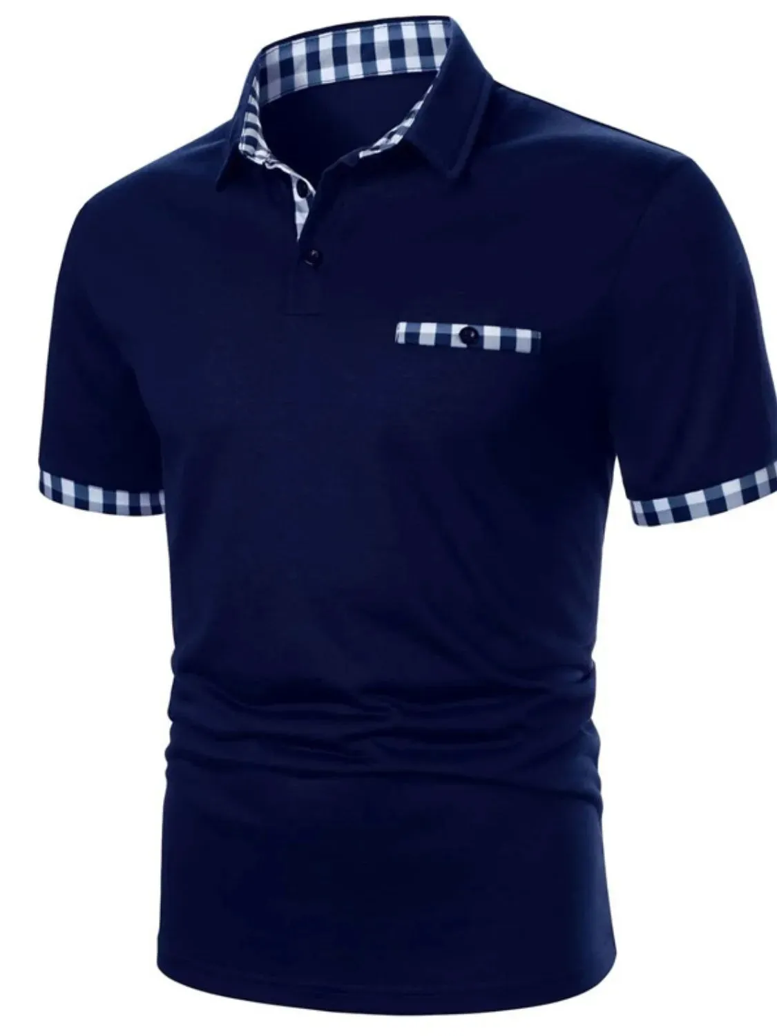 Men's Full Size Collared Neck Short Sleeve Polo Plus Size sold by Gigi Laurent product image thumbnail 5
