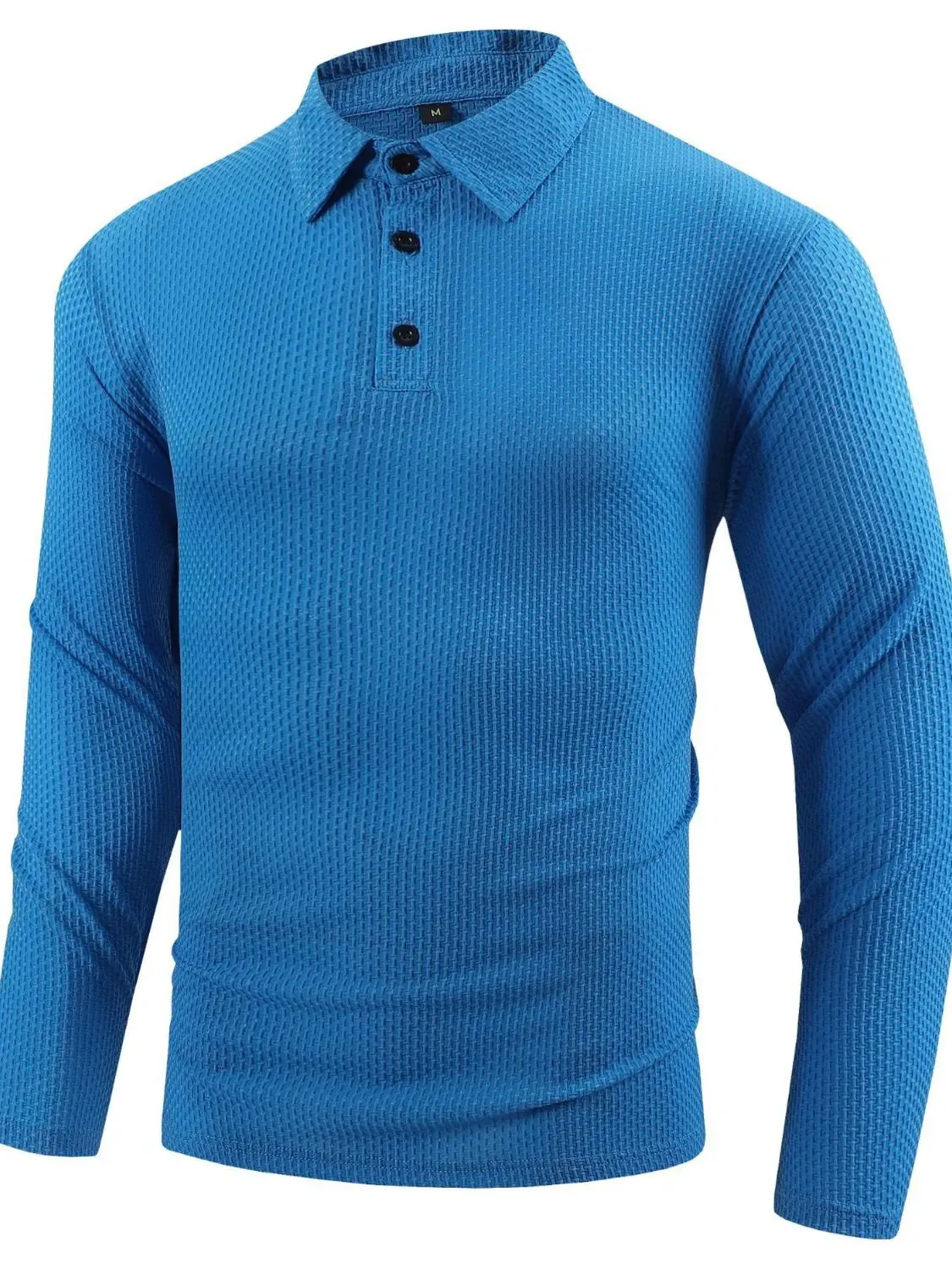 Men's Full Size Button Detail Long Sleeve Top Plus Size sold by Gigi Laurent product image thumbnail 2