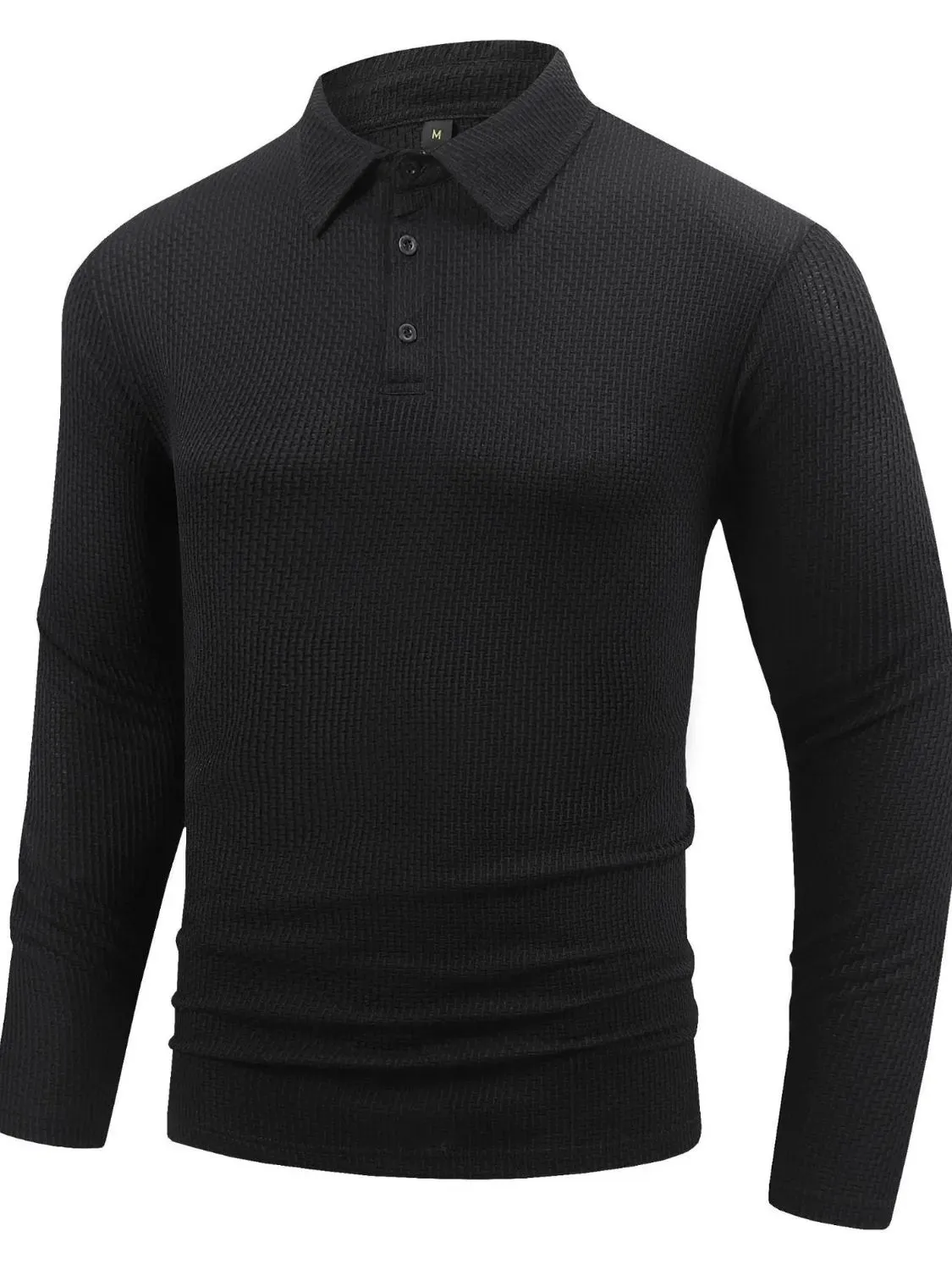 Men's Full Size Button Detail Long Sleeve Top Plus Size sold by Gigi Laurent product image thumbnail 5
