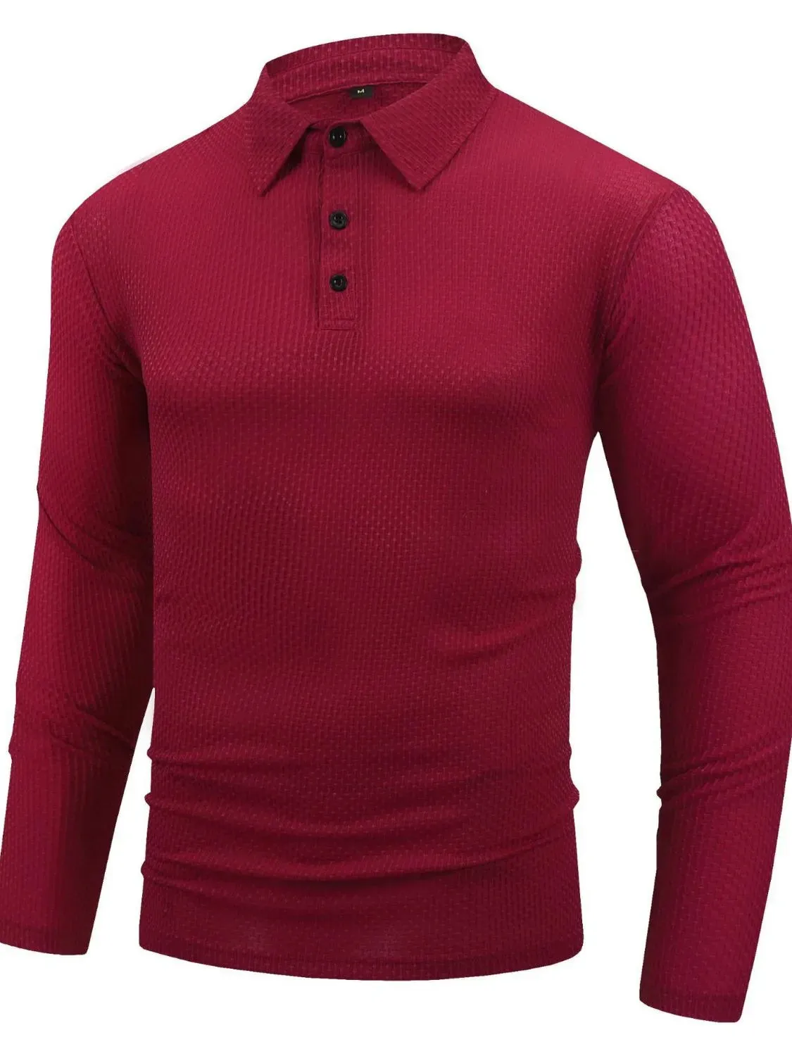 Men's Full Size Button Detail Long Sleeve Top Plus Size sold by Gigi Laurent product image thumbnail 3