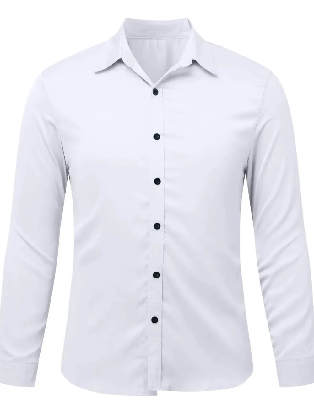 Men's Button Down Long Sleeve Shirt sold by Gigi Laurent product image thumbnail 5
