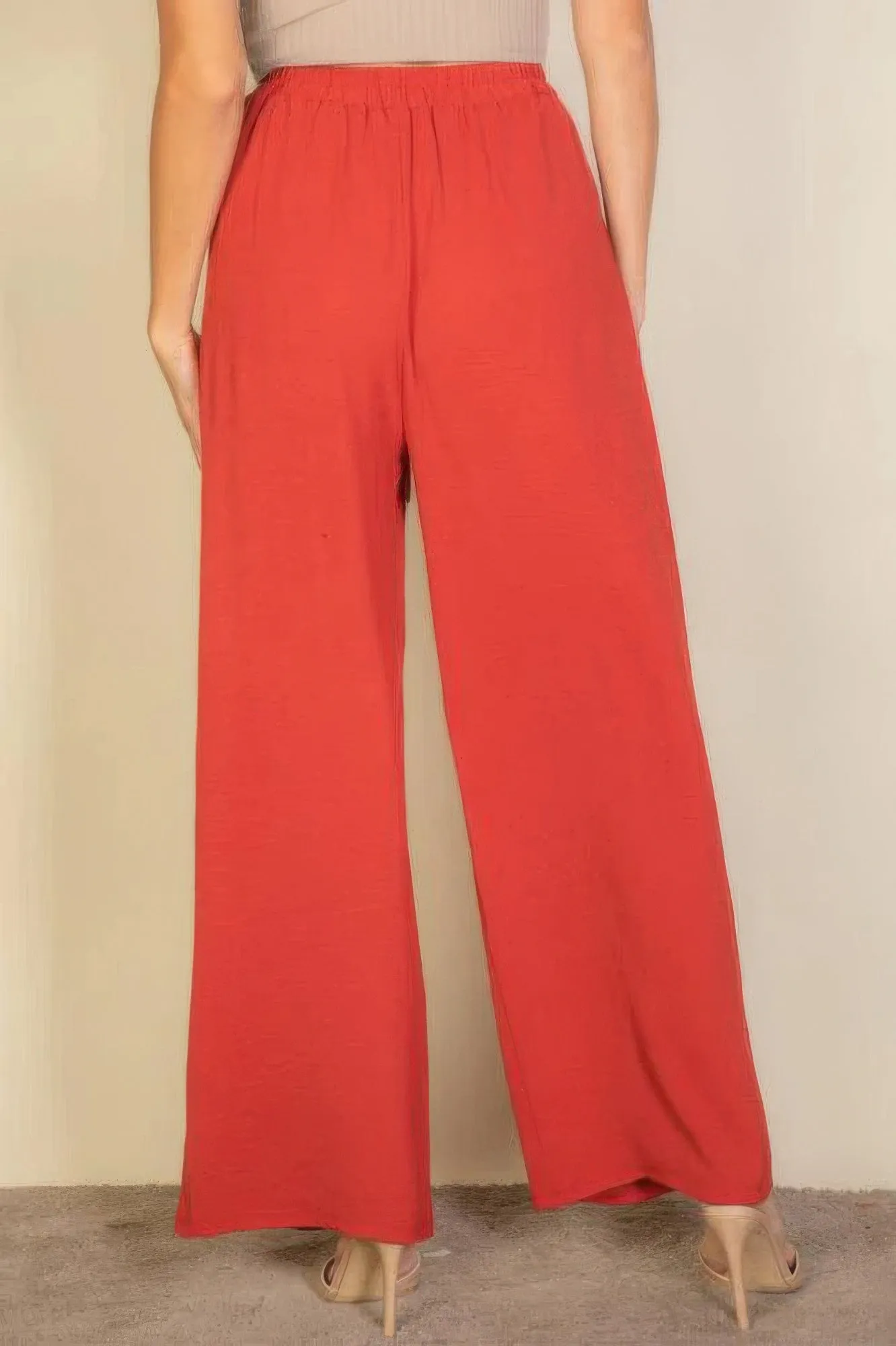 Drawstring Waist Wide Leg Minimalist Pants sold by Gigi Laurent product image thumbnail 5