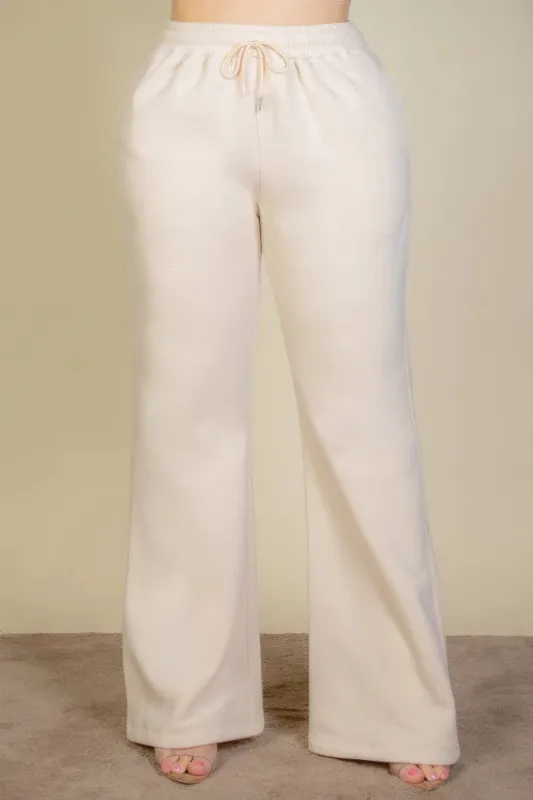 Plus Size Drawstring Waist Slant Pocket Sweatpants sold by Gigi Laurent