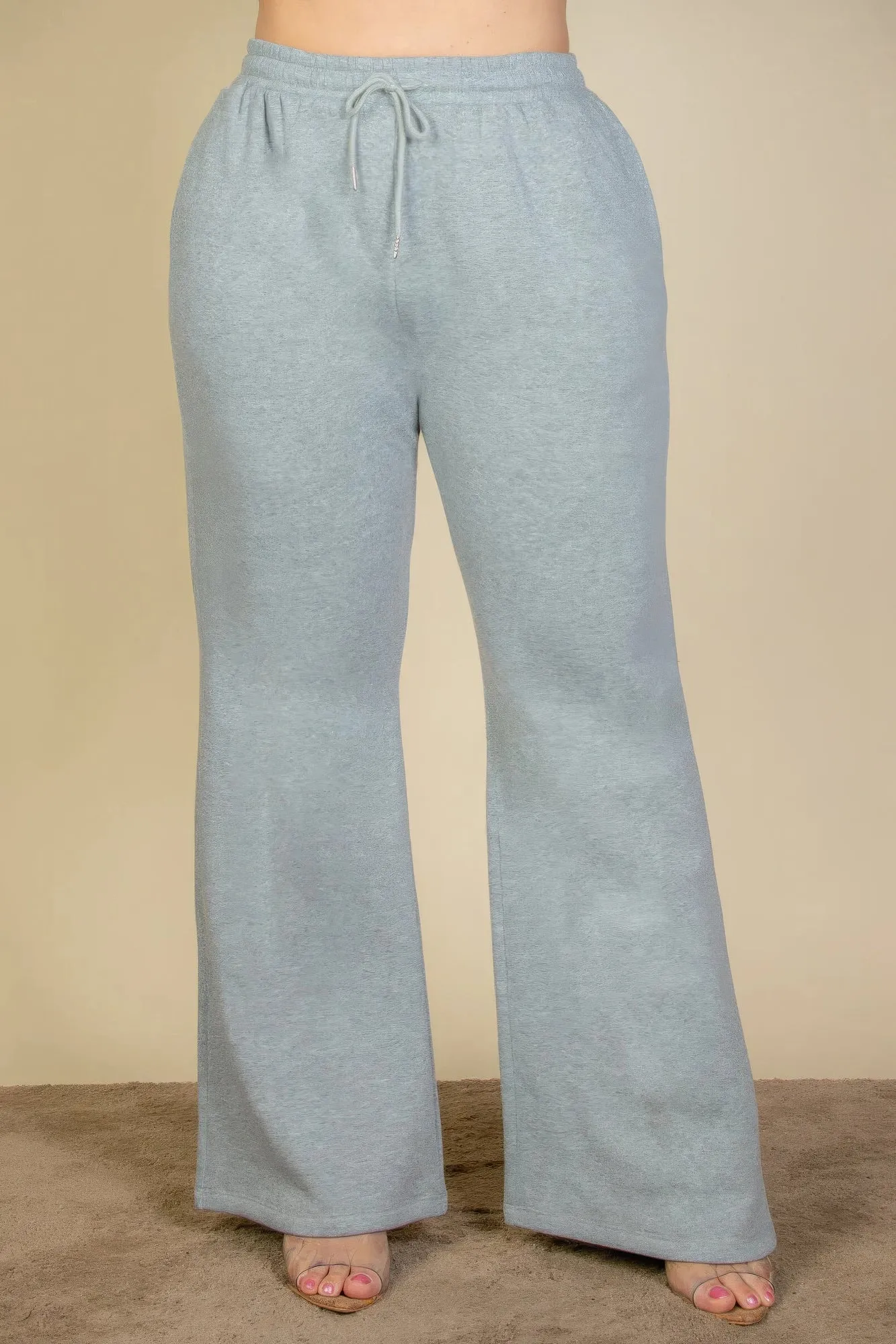 Plus Size Drawstring Waist Slant Pocket Sweatpants sold by Gigi Laurent product image thumbnail 4