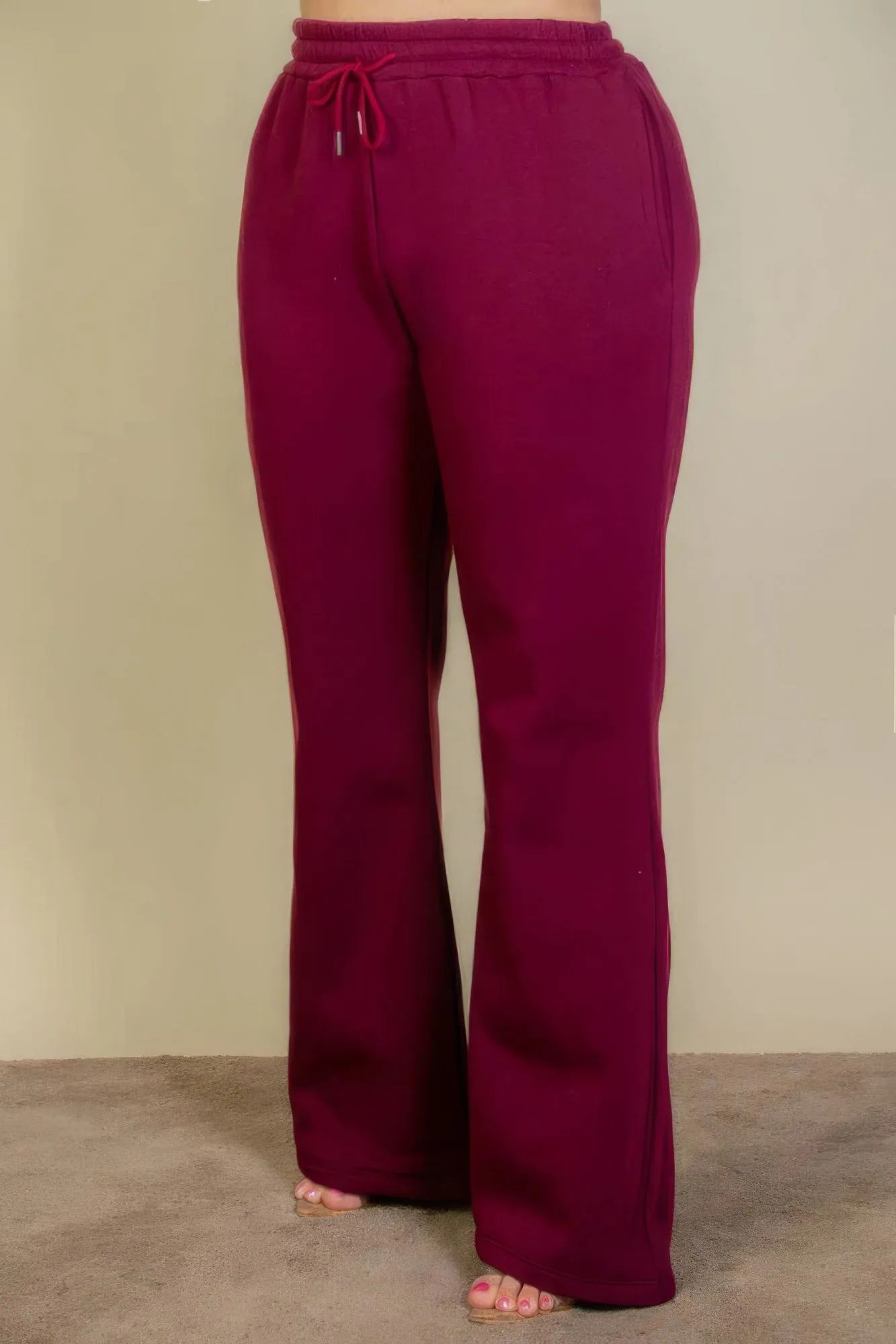 Plus Size Drawstring Waist Slant Pocket Sweatpants sold by Gigi Laurent product image thumbnail 3