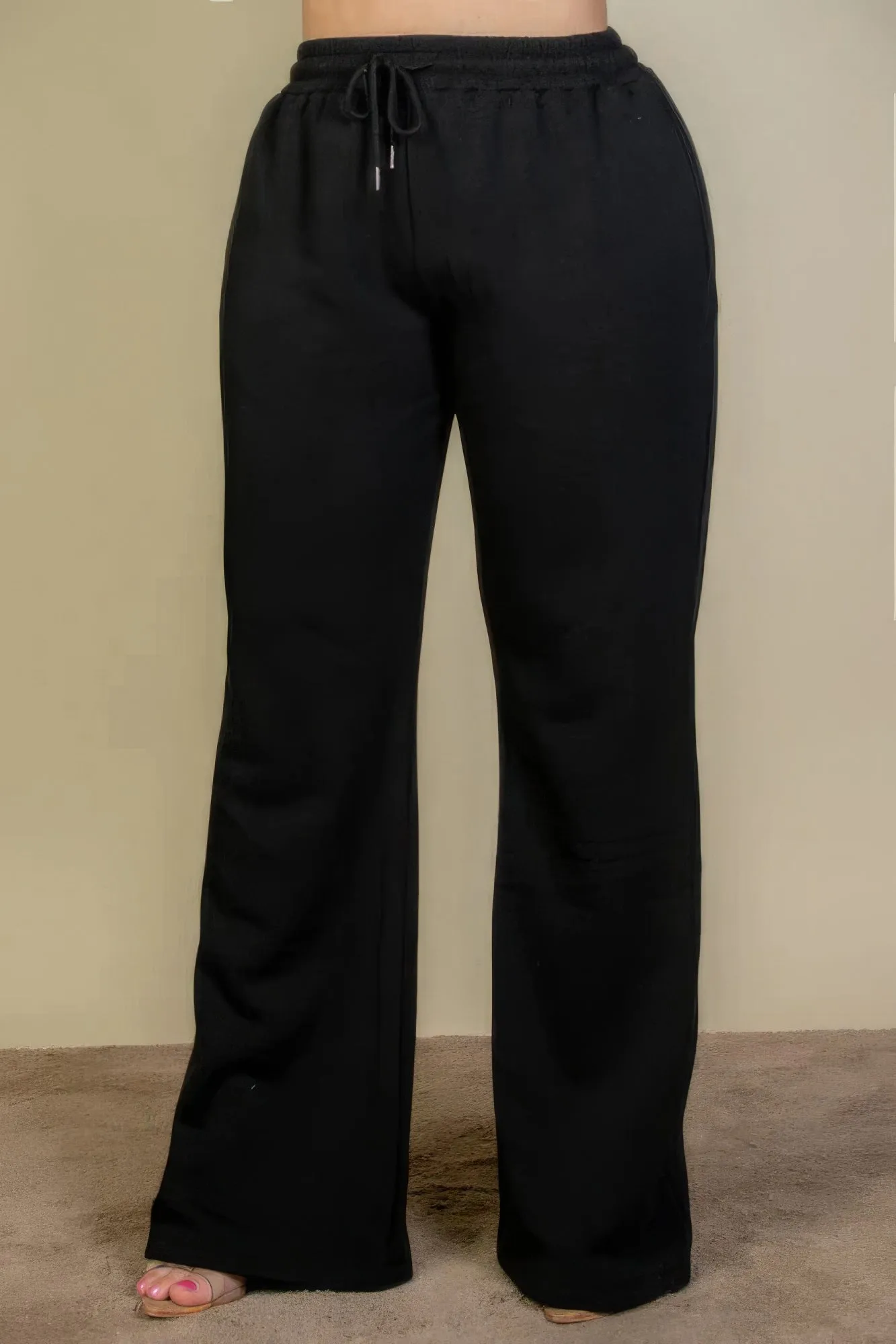 Plus Size Drawstring Waist Slant Pocket Sweatpants sold by Gigi Laurent product image thumbnail 3