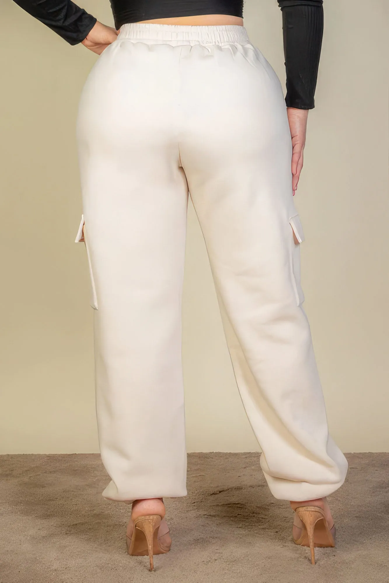 Plus Size Side Pocket Drawstring Waist Sweatpants sold by Gigi Laurent product image thumbnail 4