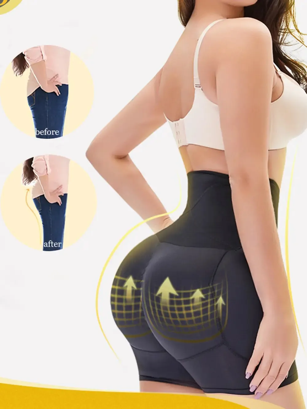 Full Size Hook and eye Shaping Shorts sold by Gigi Laurent product image thumbnail 4